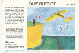 BU 2651  /   BUVARD   LOUIS BLERIOT  SECURITE  SOBRIETE   ( 20,00 Cm X 14,00 Cm) - A