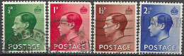 GREAT BRITAIN #   FROM 1936  STAMPWORLD 193-96 - Usados