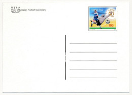 SUISSE - 2 Entiers Postaux - CPs - UEFA Union Of European Football Association - Neuve Et Oblit Jour D'émission - Enteros Postales