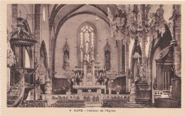 VAR 83 AUPS INTERIEUR DE L'EGLISE - Aups