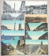 Newcastle 10 Postcards C.1920 Street Scenes Largest Railway Crossing In The World Etc. - Newcastle-upon-Tyne