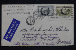 CANADA - Enveloppe De Paddockwood Pour La Franc Ene 1947 Par Avion - L 142942 - Briefe U. Dokumente