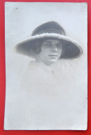 Carte Photo SCHWETZINGEN Atelier Thome Femme Chapeau - Schwetzingen