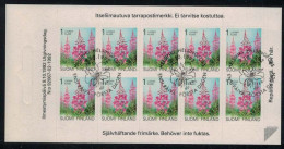 1992 Finland, Flowers, FD Stamped Sheet. M 1193. - Oblitérés