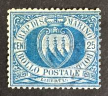 1884 - San Marino - Cent  25  - Stemma - Gebraucht