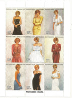 BLOC DE 9 TIMBRES, TOGO , LADY DI, DIANA SPENCER, Princesse De GALLES,  1997,frais Fr 1.85 E - Togo (1960-...)