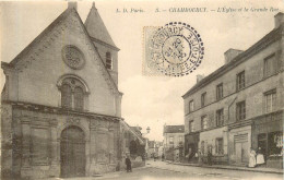 CHAMBOURCY L'église Et La Grande Rue - Chambourcy