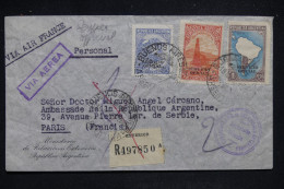 ARGENTINE - Enveloppe De Buenos Aires Pour L'Ambassade D'Argentine En France En 1939 Par Avion Air France- L 142961 - Cartas & Documentos