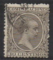 2462B - SPAIN - 1889 - SC #:264 - USED - KING ALFONSO XIII - Usados