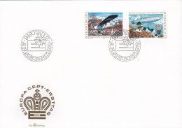 Liechtenstein Ersttags Brief Premier Jour Lettre FDC Cover 1979 Europa CEPT Luftschiff Zeppelin Sonderflug Complete Set - FDC