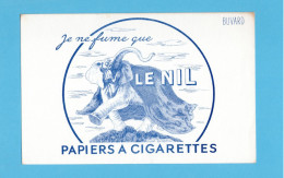 BUVARD CIGARETTES Papier LE NIL Elephant 21 X 13,5 Cm Tb Rare - Tobacco