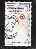 TIMBRE OBLITERE DE NOUVELLE CALEDONIE DE 1989 N° YVERT PA 262 - Usati