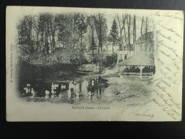 TAVAUX  (Aisne) »LE LAVOIR 1903 «  PANORAMA - Tavaux