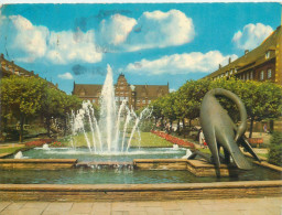 Germany Oberhausen Friedenplatz Brunnen & Amtsgericht - Oberhausen