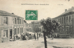 Montfaucon * La Grande Rue Du Village * Automobile Voiture Ancienne - Sonstige & Ohne Zuordnung