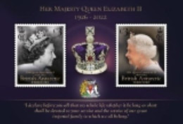 2023-03- BRITISH ANTARCTIC- BAT - QUEEN ELIZABETH II          BF   2V      MNH** - Ongebruikt