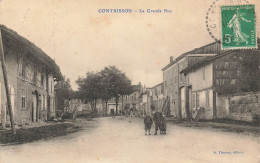 Contrisson * La Grande Rue Du Village * Villageois - Sonstige & Ohne Zuordnung