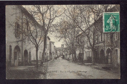 CPA 13 - ALLEINS - RUE DE L'EGALITE - L'HORLOGE - Alleins