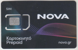 GREECE - Nova Prepaid, Nova GSM Card, Mint - Griechenland