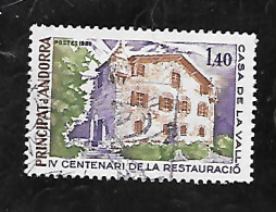 TIMBRE OBLITERE D'ANDORRE DE 1980 N° YVERT 289 - Usati