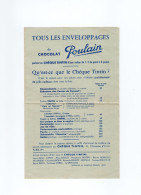 POULAIN Chansons De France Publicité  2 Volets  22x 14 Cm (fermée) TB - Poulain
