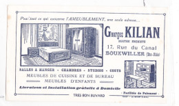 Buvard Maître Ebéniste Bouxwiller Georges Kilian "Pour Tout Ce Qui Concerne L'Ameublement Une Seul Adresse.." - E