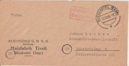 1945 - SAAR / SARRE / ZONE FRANCAISE - OBLITERATION GEBÜHR BEZAHLT ! De BLIESKASTEL - SUP ! - Lettres & Documents