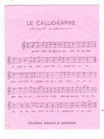 Buvard Le Calligraphe ( D'après L'Air De Cadet Roussel) - Papelería