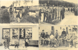 Lot N° 156 De 48 Reproductions De Cartes Anciennes - Scènes Et Vues De Villes Et Villages De France - 5 - 99 Postcards