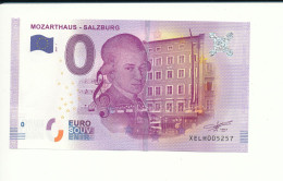 Billet Souvenir - 0 Euro - XELR - 2017-1 - MOZARTHAUS - SALZBURG - N° 5257 - Lots & Kiloware - Banknotes