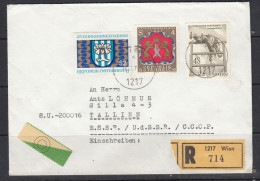 Einschreibenbrief 1973 Österreich- Estland. - Sonstige & Ohne Zuordnung