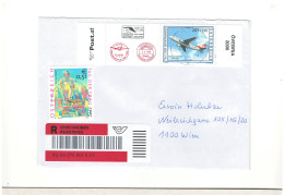 2021 Austria, Osterreich - Registered Leter / Cover, Modern Stamps - - CV23 - Lettres & Documents