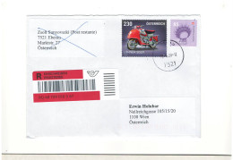 2020 Austria, Osterreich - Registered Leter / Cover, Modern Stamps - - CV21 - Cartas & Documentos