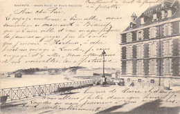 FRANCE - 64 - Biarritz - Grand Hôtel Et Place Bellevue  - Carte Postale Ancienne - Biarritz
