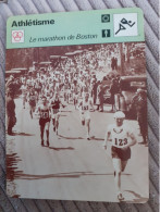 Fiche Rencontre Athlétisme Le Marathon De Boston - Athlétisme