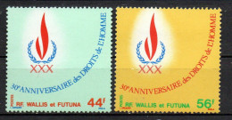 Col34 Wallis & Futuna N° 224 & 225  Neuf XX MNH  Cote : 4,90€ - Nuovi