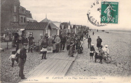 FRANCE - 80 - CAYEUX - La Plage Du Sud Et Les Cabines - LL - Carte Postale Ancienne - Cayeux Sur Mer