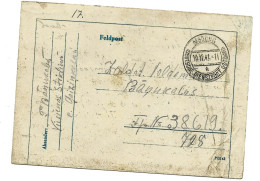 Feldpost Lettland Freiwilliger Dienstpost Ostland Modohn 1943 - Feldpost 2da Guerra Mundial