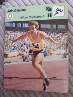 Fiche Rencontre Athlétisme Alfons Brijdenbach - Athlétisme