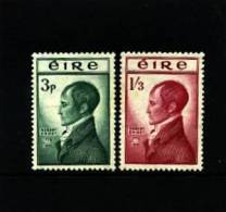 IRELAND/EIRE - 1953  ROBERT EMMET  SET  MINT NH - Nuevos