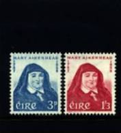 IRELAND/EIRE - 1958  MOTHER MARY AIKENHEAD  SET  MINT NH - Nuevos