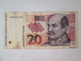 Croatia 20 Kuna 2012 Banknote - Croatie