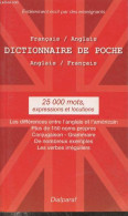 Dictionnaire De Poche Français / Angalis Et Anglais / Français : 25 000 Mots, Expressions Et Locutions. Les Différences - Diccionarios