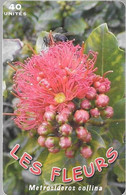 CARTE-PUCE-POLYNESIE-40U-PF147-GEMA-08/04-LES FLEURS-UTILISE-TBE/RARE - Polynésie Française