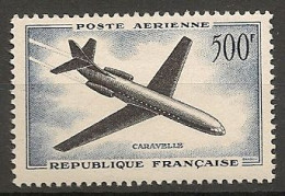 FRANCE 1955 PA 36 POSTE AERIENNE 36 SUD AVIATION CARAVELLE - 1927-1959 Neufs