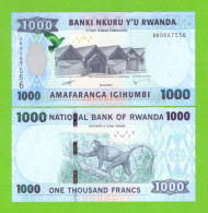 RWANDA 1000 FRANCS 2015 P-39a UNC - Ruanda