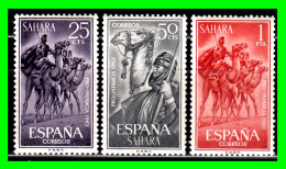 ESPAÑA COLONIAS ESPAÑOLAS ( SAHARA ESPAÑOL AFRICA ) SERIE DE SELLOS AÑO 1963 - PRO INFANCIA - NUEVOS - - Sahara Español