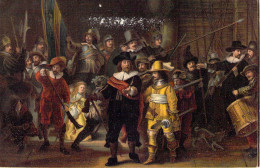 PAYS BAS - Die Nachtrunde - Rembrandt - Carte Postale Ancienne - Sonstige & Ohne Zuordnung