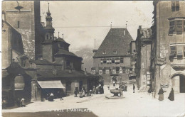 Hall Stadtplatz 1924 Belebt - Hall In Tirol