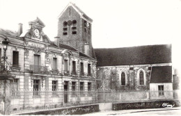 FRANCE - 80 - FAVIERES - La Mairie Et L'église - Carte Postale Ancienne - Sonstige & Ohne Zuordnung